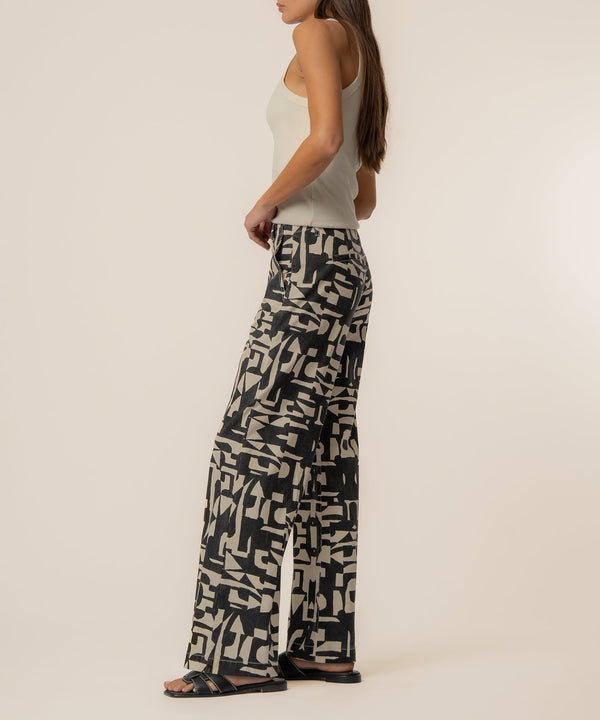 Kut Meg Linen Wide Leg Pants