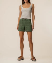 Kut Jane High Rise Shorts -Olive