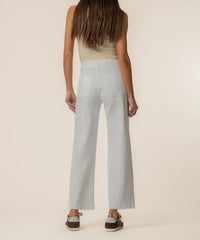 Kut Meg Hi Rise Wide Leg Jean-White