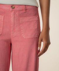 Kut Meg High Rise Wide Legs Pants -Flamingo