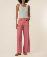 Kut Meg High Rise Wide Legs Pants -Flamingo