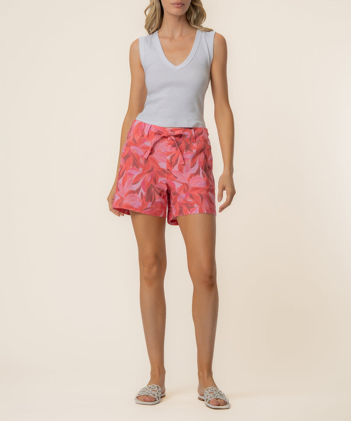 Kut Katie Floral Short w/Drawstring