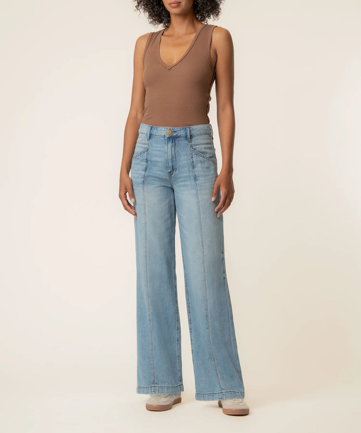 Kut Jodi High Rise Front Princess Seam Jean
