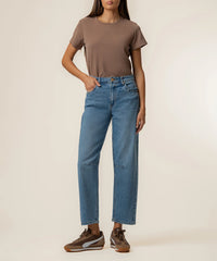 Kut Ashton Barrel Jean w/Side Panel