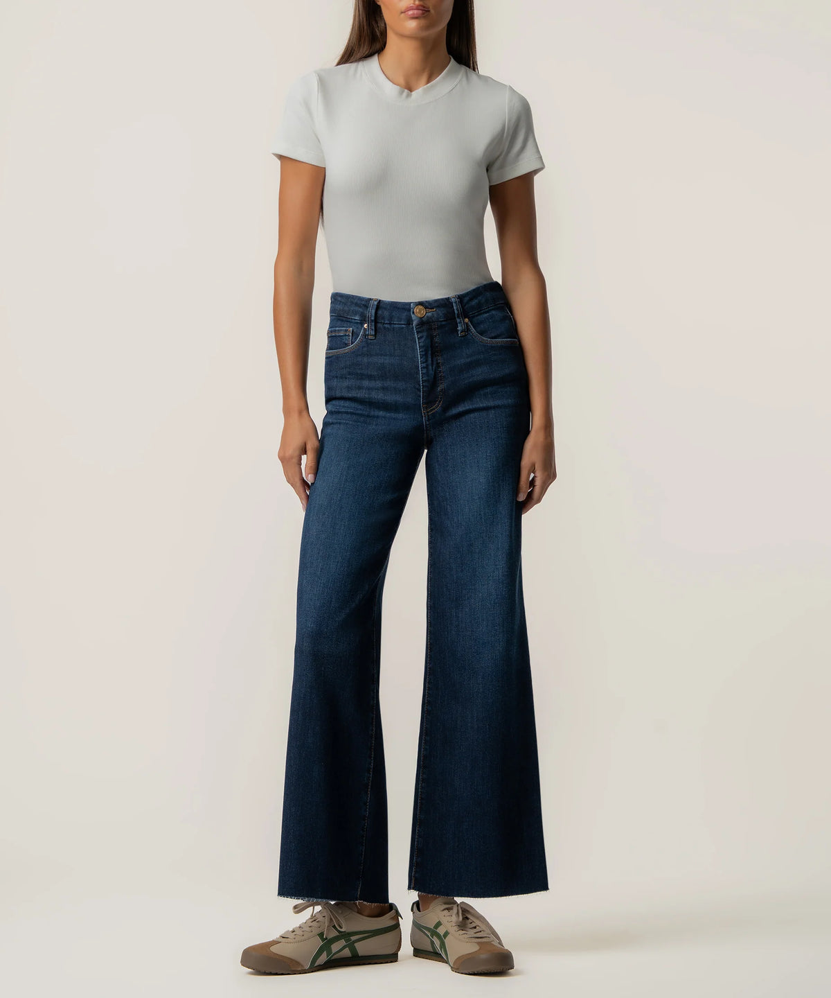 Kut Meg Wide Leg Jean w/Cut Hem