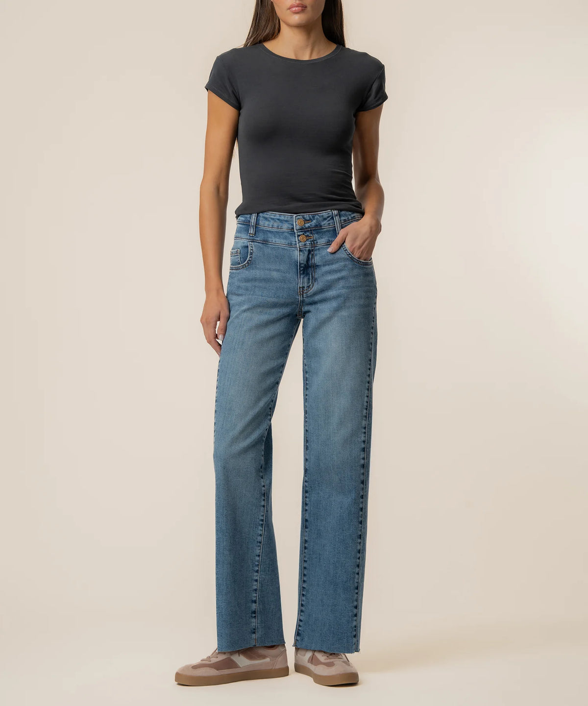 Kut Charlotte Wide Leg Jeans