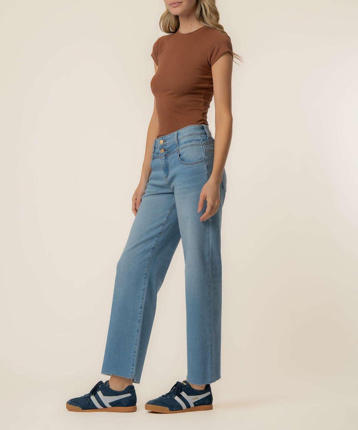 Kut Charlotte High Rise Double Waistband Jean