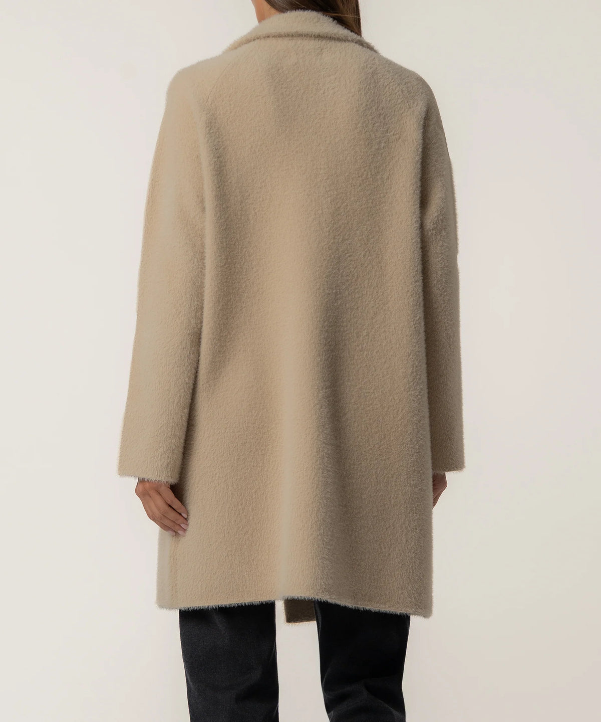 Kut Blythe Long Sweater Jacket-Oatmeal
