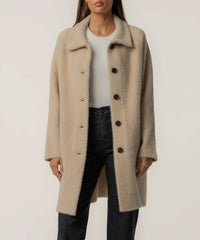 Kut Blythe Long Sweater Jacket-Oatmeal