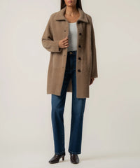 Kut Blythe Long Sweater Jacket - Tan