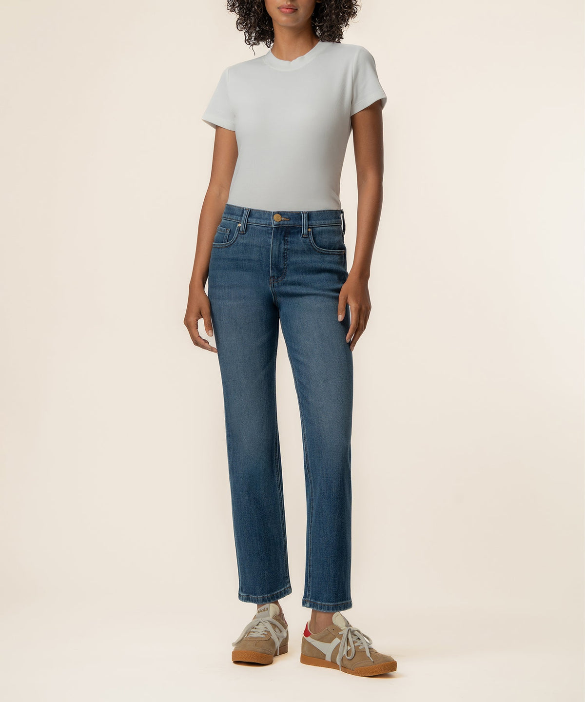 Kut Blair High Rise Fab Ab Jeans-Razor Wash