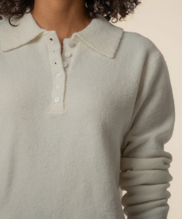 Kut Tassie Long Sleeve Sweater-Cream