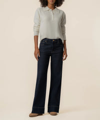 Kut Tassie Long Sleeve Sweater-Cream