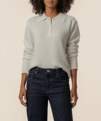 Kut Tassie Long Sleeve Sweater-Cream