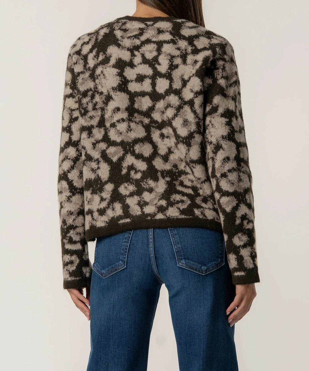 Kut Sadie Animal Print Cardigan