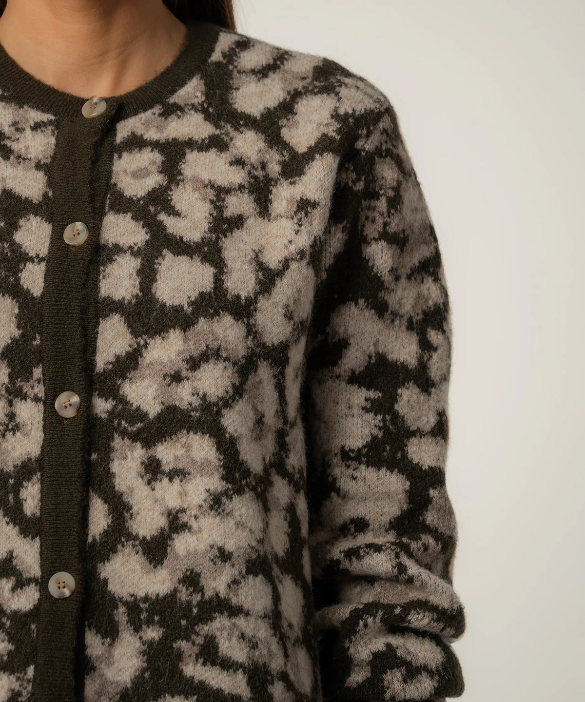 Kut Sadie Animal Print Cardigan