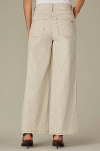 Striped Wide Leg Jeans