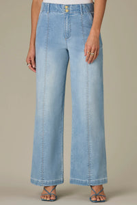 Emma Wide Leg Jeans w/Front Seams