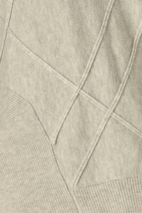 Dolman Grid Stitch Sweater