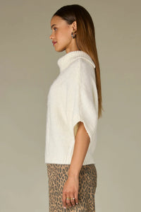 Dolman Sleeve Cable Stitch Sweater