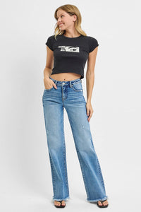 Tummy Control Straight Jeans