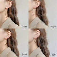 Thin Hoop Earrings