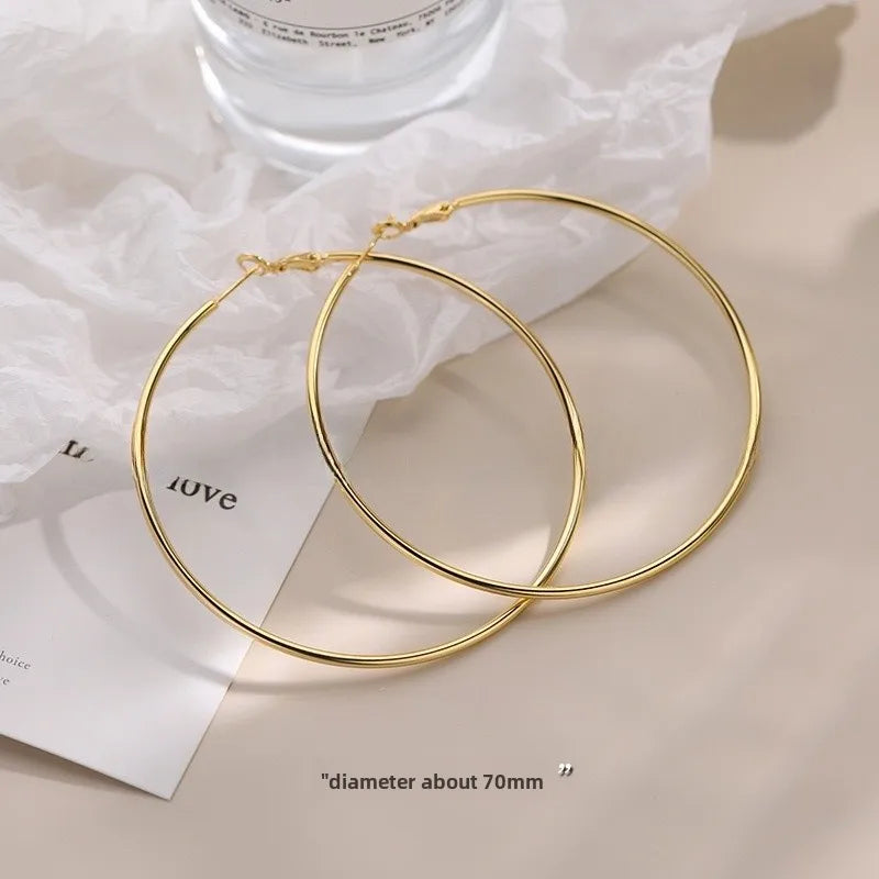Thin Hoop Earrings