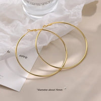 Thin Hoop Earrings