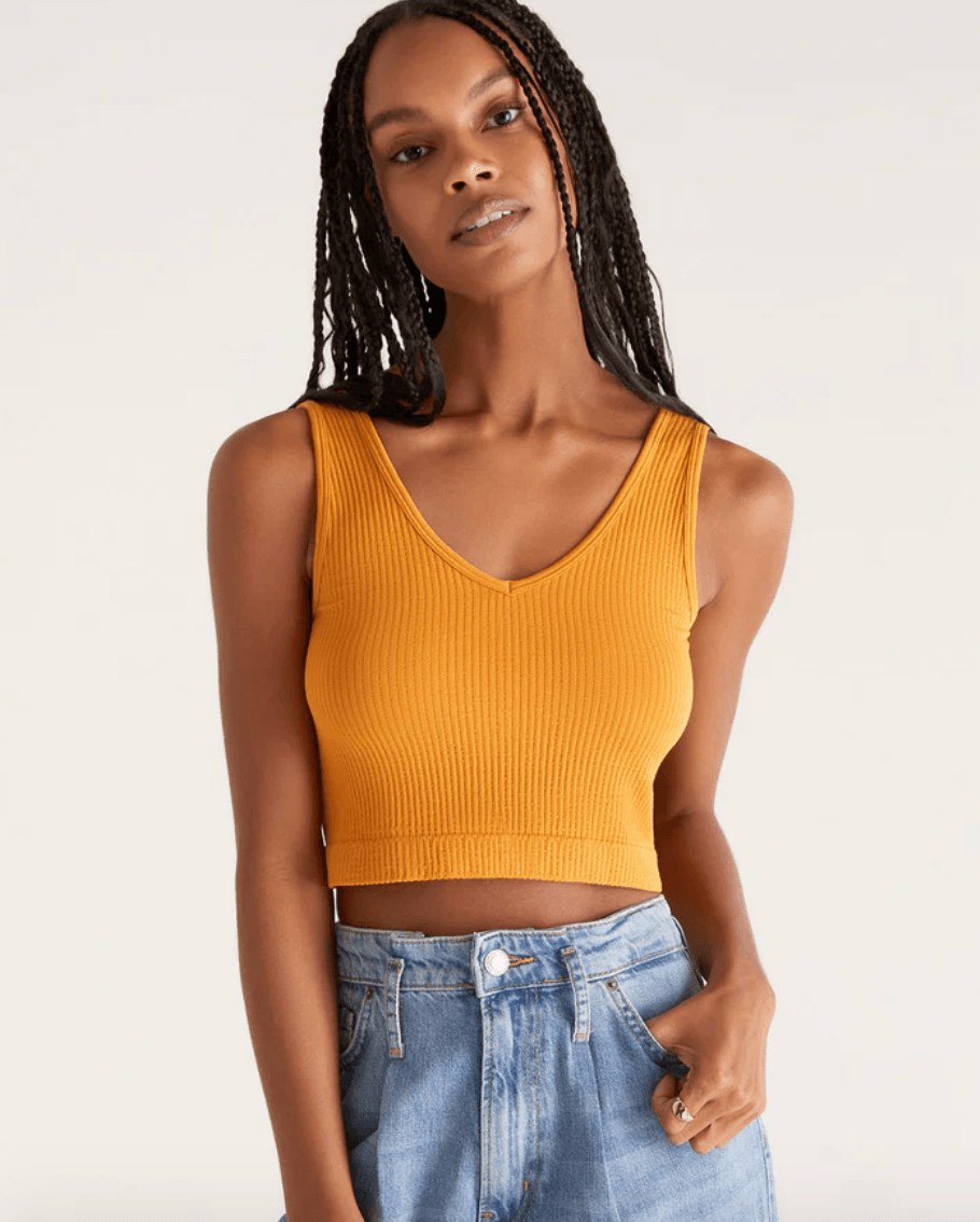 Forever 21 ribbed tank top top