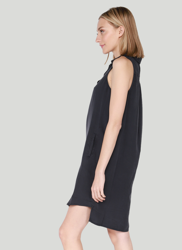 Dex Tencel Dress-Dk Navy