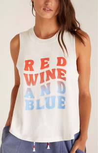 Zsup Red Wine & Blue Tank