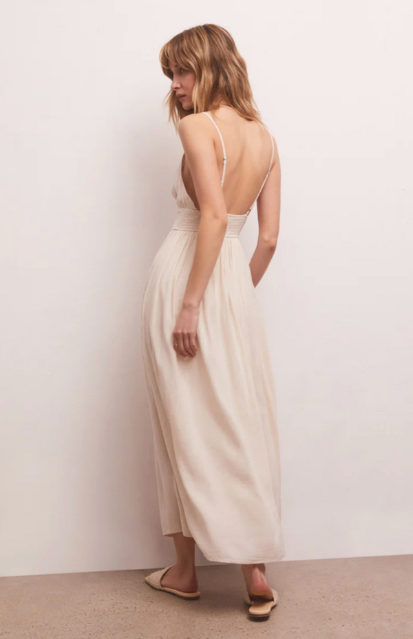 Zsup Charm Midi Dress-Flax