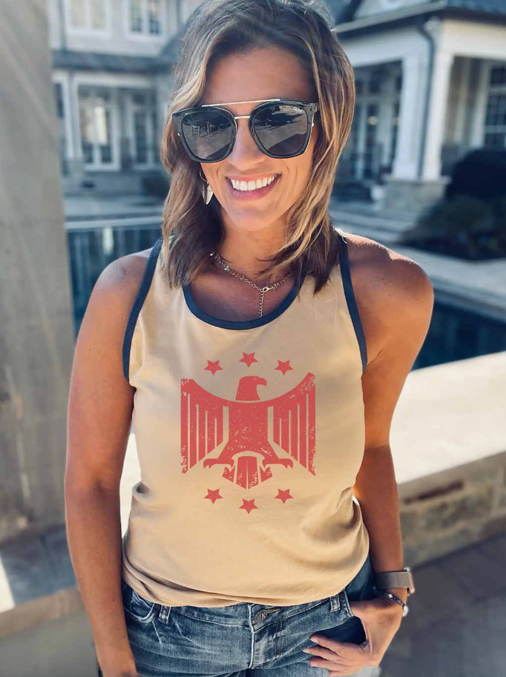 Patriotic Eagle Tee