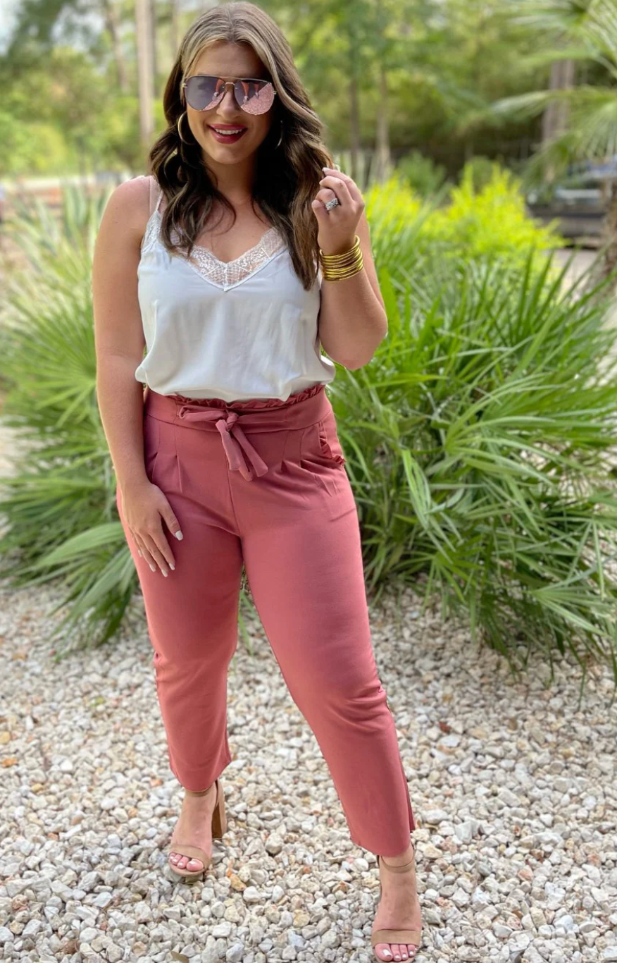 Paper best sale bag pants