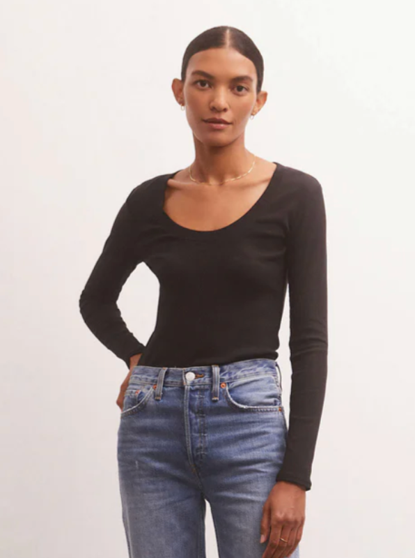 Zsup Serena Rib Long Sleeve Tee