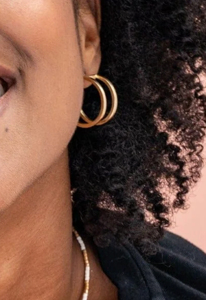 INK Celine Double Hoop