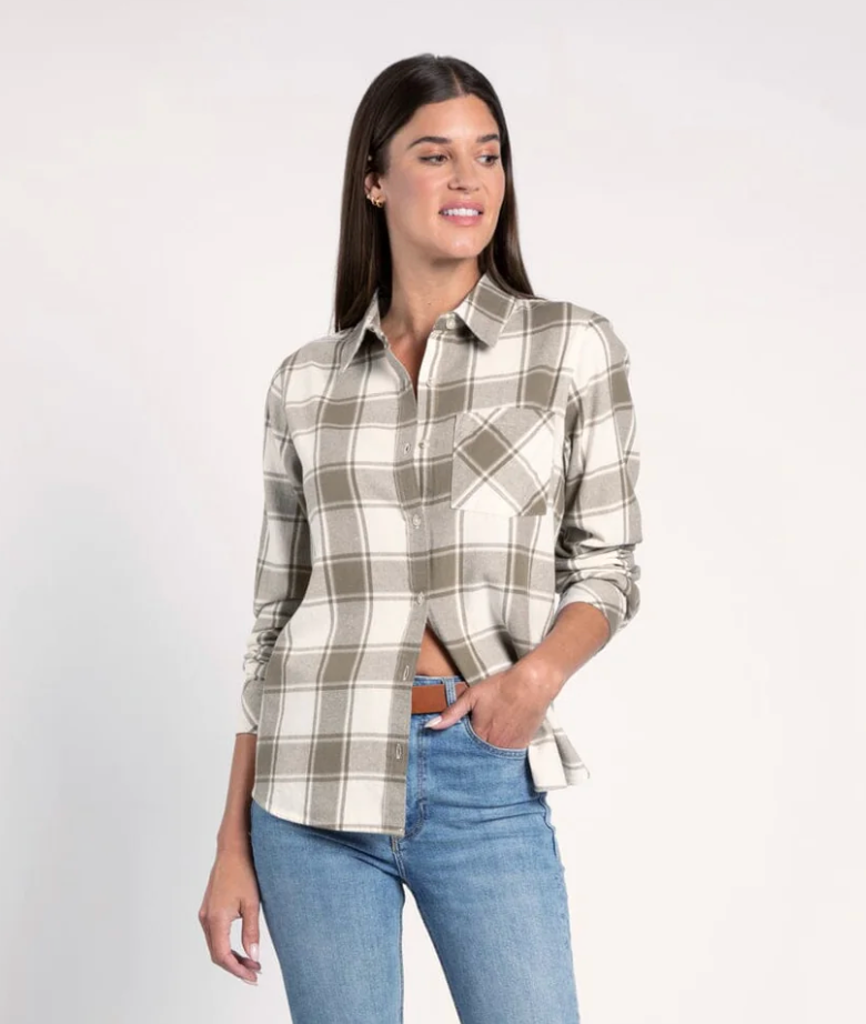 T&S Rory Flannel-Sage
