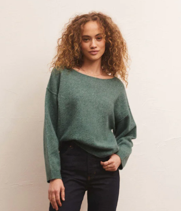Zsup Everyday Sweater-Green