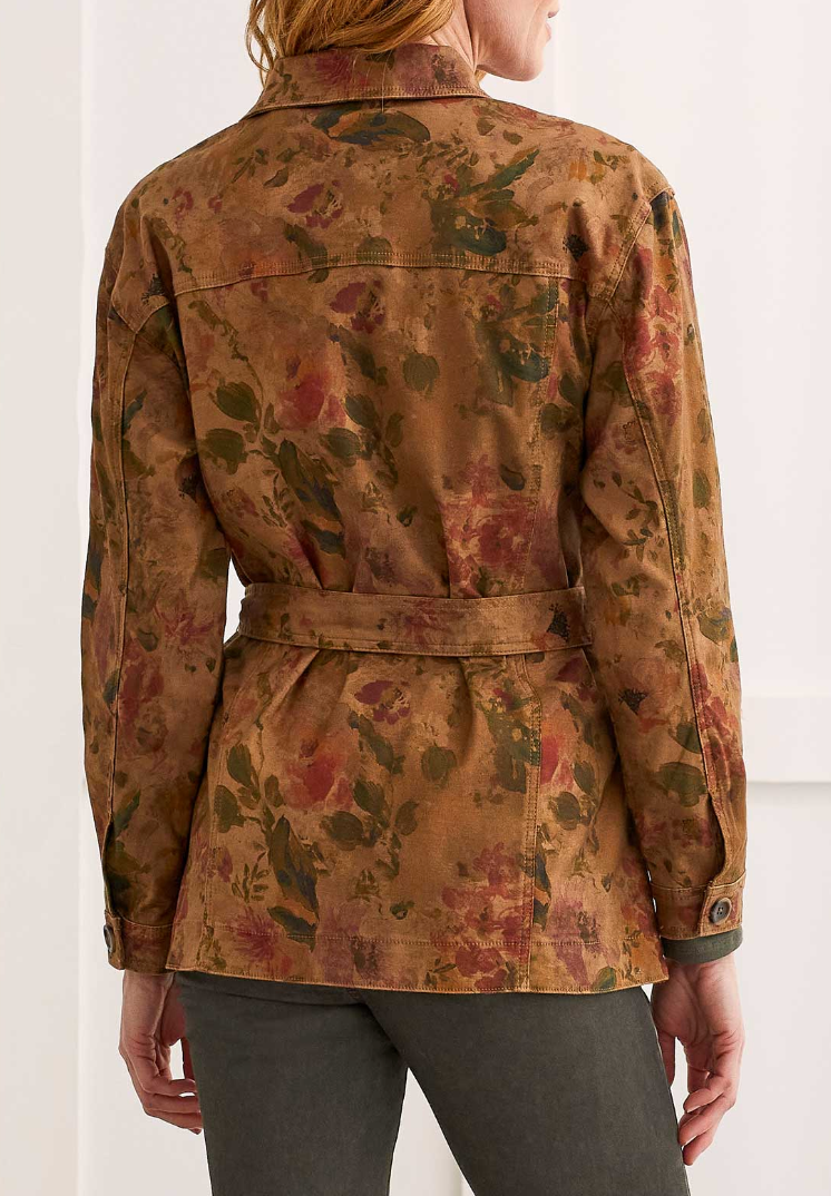 TRBL Floral Jacket w/Belt