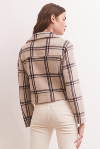 Zsup Plaid Moto Jacket