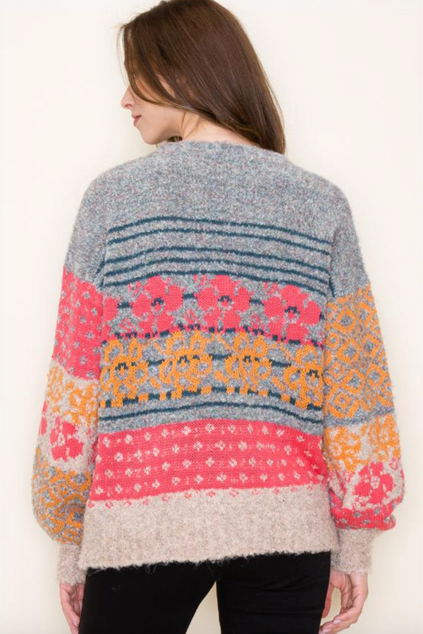 STC Mixed Media Sweater
