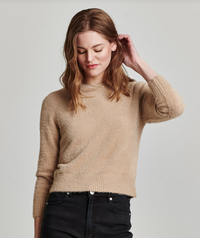 AL Fuzzy Sweater-Beige