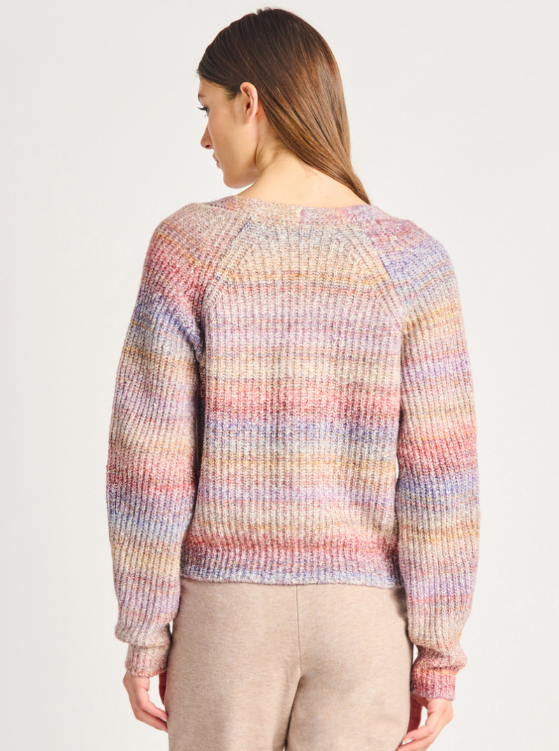 DEX Multi Yarn Button Sweater