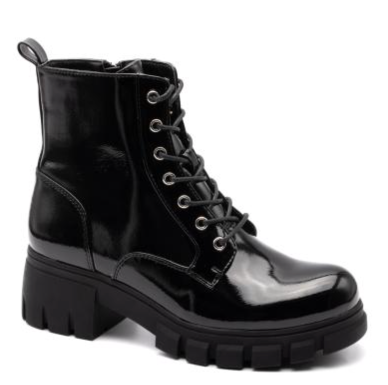 Corky's Cray Patent Boot-BLK