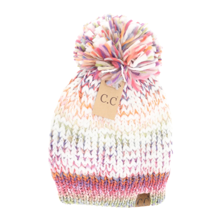 CC Multi Yarn Pom Hat