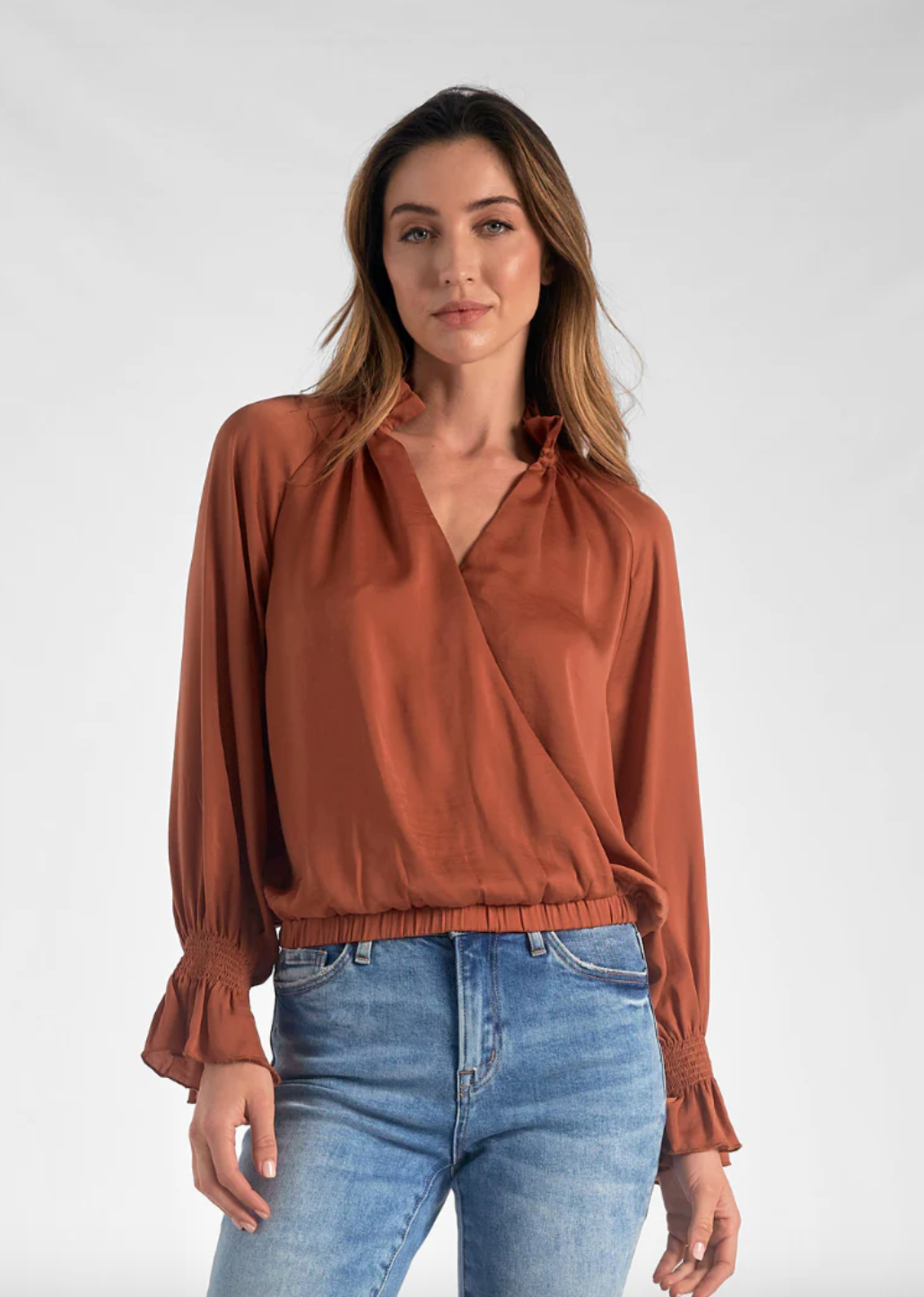 ELN Crossover Blouse