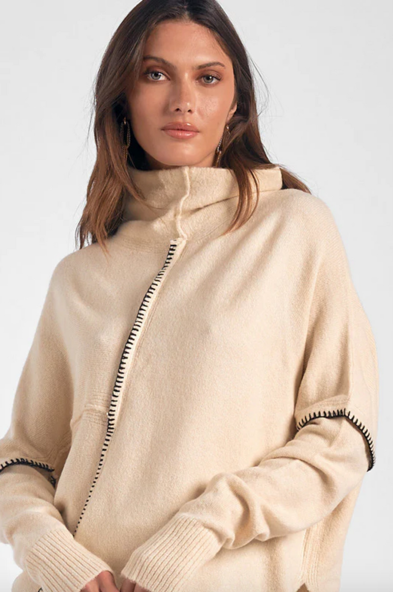 ELN Stitch Turtleneck