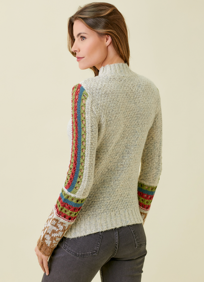 Myst Sweater w Detail Sleeve