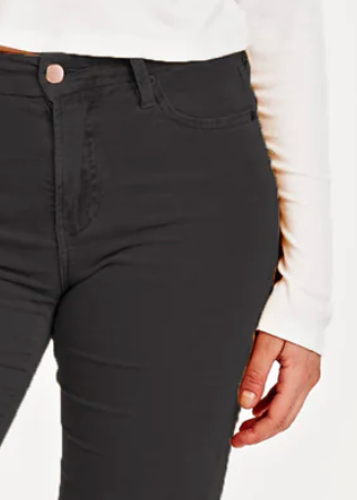 DJ Corduroy Flare-Black