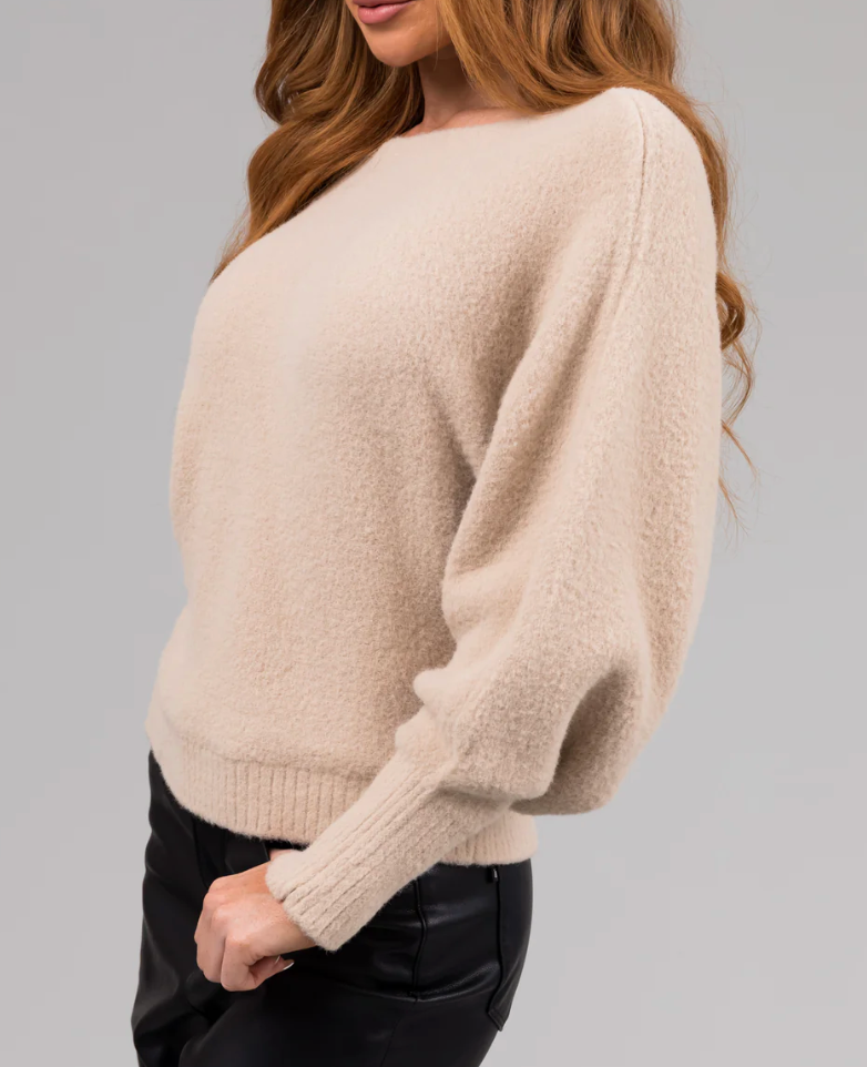 S+S Dolman Sweater-Taupe